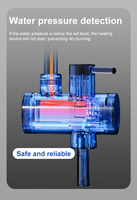 Prix usine 3S acier inoxydable chauffe-eau instantané robinet pont monté cuisine robinet électrique évier chauffe-eau pour RV utilisation