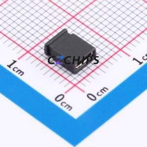 HY-2540-B1NIB Shorting Cap / Jumper Cap Connector ( Construction: 1x2 )( Pitch: 2.54mm )( Open Top / Closed Top: Capped Type ) - Product Image 1