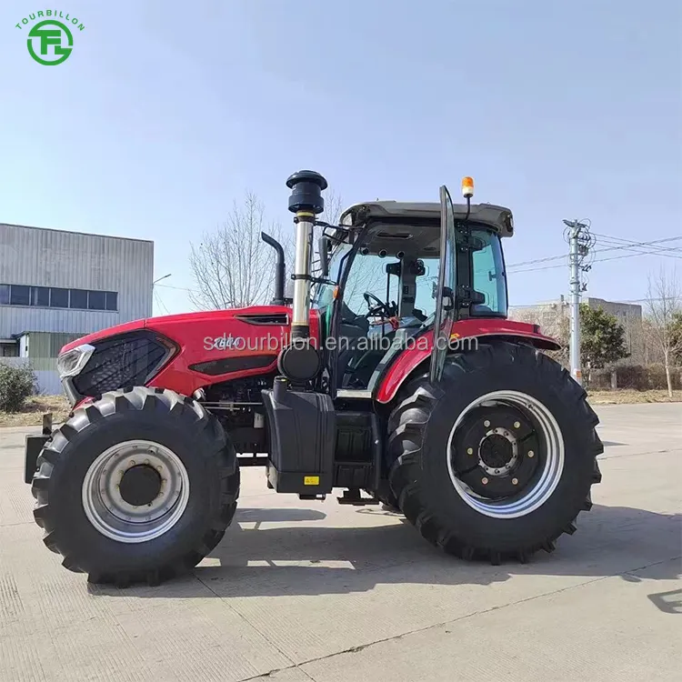 Hot Sale Agricultural equipment 4 wheel drive 4stroke tractor 80HP 90HP 100HP 4wd farm tractor with Factory Price