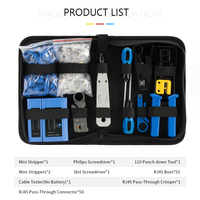 Kit d'outils réseau professionnel pour la réparation d'ordinateurs et la mise en réseau LAN à domicile, de haute qualité