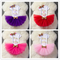 Combinaison barboteuse pour bébé fille, ensemble jupe tutu, vêtements pour bébé fille nouveau-né, robe pour un an