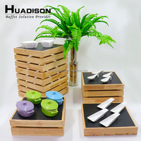 Huadison Traiteur Fournitures Dessert Table Décoration Après-Midi Thé Gâteau Stand Buffet Alimentaire Riser Ensemble Pour Banquet De Mariage