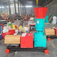 Machine à granulés d'aliments pour volailles et lapins, à entraînement électrique, construction métallique, avec moulin rotatif, pour un traitement efficace et une alimentation facile en ferme avicole