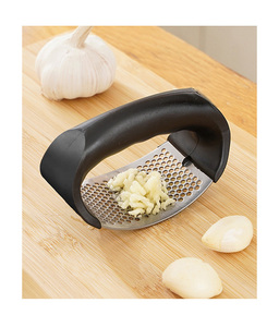 Nouvel Hachoir <span class=keywords><strong>Manuel</strong></span> en Acier Inoxydable pour Ail, Outil de Cuisine Courbé pour Fruits <span class=keywords><strong>et</strong></span> Légumes, <span class=keywords><strong>Presse</strong></span>-Ail - Product Image 2