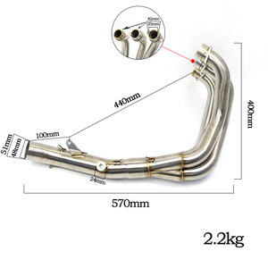 Sistema de escape completo para motocicleta Yamaha FZ09 MT09 <span class=keywords><strong>MT</strong></span> <span class=keywords><strong>09</strong></span> FZ <span class=keywords><strong>09</strong></span> 2014 <span class=keywords><strong>2018</strong></span> - Product Image 6
