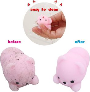 Lots de jouets anti-stress miniatures colorés Kawaii, Squishies, cadeaux de fête, remplisseurs d'œufs, jouets Squishy - Product Image 4