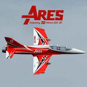 Avión de Combate RC FMS <span class=keywords><strong>Ares</strong></span> 90mm 8s, Modelo de Aeronave de 90mm con Motor EDF, 2.4G 6CH, PNP con Control Remoto Incluido - Product Image 1