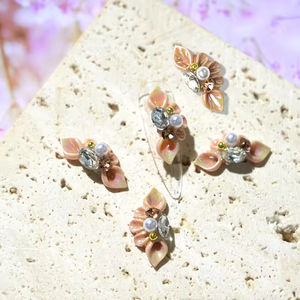 Dijes <span class=keywords><strong>de</strong></span> Lujo para Decoración <span class=keywords><strong>de</strong></span> <span class=keywords><strong>Uñas</strong></span>, Flores 3D <span class=keywords><strong>de</strong></span> Resina, Dijes Modernos para Decoración <span class=keywords><strong>de</strong></span> <span class=keywords><strong>Uñas</strong></span>, Accesorios <span class=keywords><strong>de</strong></span> Manicura - Product Image 2