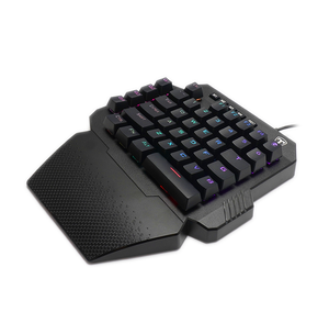 Tastiere da gioco ergonomiche rgb a una mano 2.4G tastiera da gioco meccanica wireless per computer <span class=keywords><strong>mobile</strong></span> a mano singola - Product Image 2