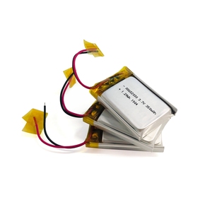 KC/CB/UL certificates approved rechargeable polymer lithium Li-ion battery 3,7 V 350 mAh 652030 battery lipo - Product Image 1