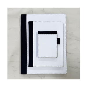 Venta al por mayor de sublimación en Blanco Cuaderno diario cartera <span class=keywords><strong>Diy</strong></span> logotipo personalizado tela lienzo Bloc de notas de transferencia de calor cuadernos - Product Image 1