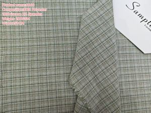 Vêtements pour filles en tissu extensible tissé polyester/coton, résistant aux plis, à carreaux : robe, costume, pantalon, cravate, jupe plissée, chemise - Product Image 3