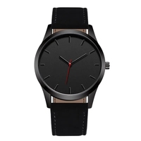 Petites montres OEM à Logo personnalisé, montres simples pour hommes, bracelet en cuir, mode Unique, usine directe, montre-bracelet pour homme, WJ-7126