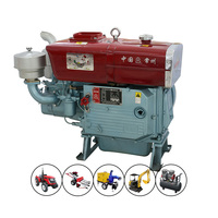 Moteur diesel monocylindre horizontal 4 temps VISION ZS195 13 CV pour tricycle/bateau - Nouveauté !