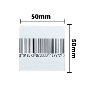50*50mm RF 8.2MHz <b>Security</b> Label EAS System Soft Label for Supermarket Antitheft - Product Image 2