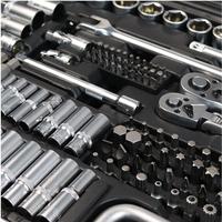 Ensemble de clés à douilles professionnelles pour réparation automobile, 202 pièces, kit d'outils combinés multi-usages, tournevis, Herramientas, autres outils