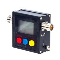 ZYSY Surecom SW-102 Compteur de puissance et de SWR numérique VHF/UHF 125-525 MHz et compteur de fréquence pour autoradio (SW-VU)