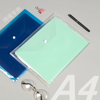 Carpeta de Archivo Transparente A4, Solución Práctica para Archivos, Diseño con Botón a Presión, Grosor Medio, para Documentos