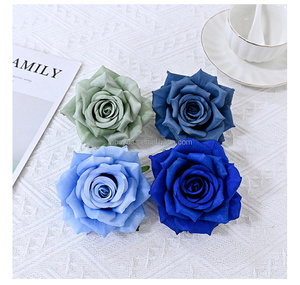 E-venta al por mayor <span class=keywords><strong>pastel</strong></span> flores coloridas <span class=keywords><strong>de</strong></span> seda cabezas <span class=keywords><strong>de</strong></span> flores artificiales flor <span class=keywords><strong>de</strong></span> Rosa falsa para la decoración del banquete <span class=keywords><strong>de</strong></span> <span class=keywords><strong>boda</strong></span> - Product Image 5