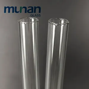 Clear Amber Borosilicate Glass Pipes Heat Resistance Glass Tube