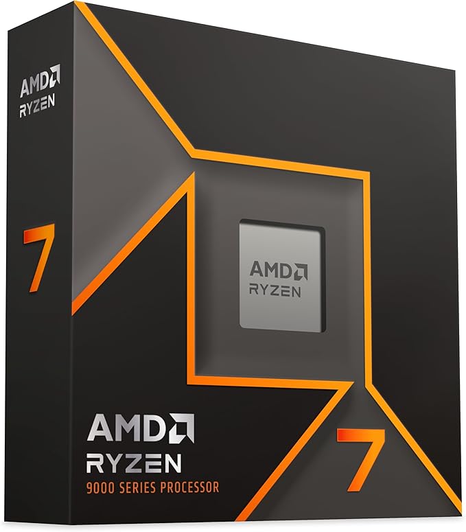 AMD Ryzen 7 9700X CPU - 8-Core, 16-Thread Desktop Processor