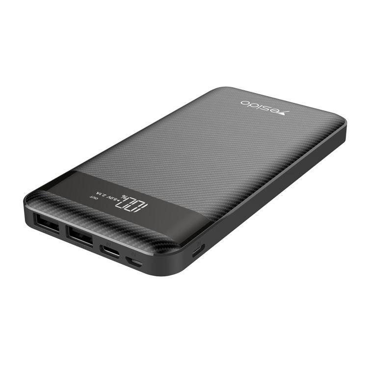 Lujo diseño RoHS cargador de batería del banco 10000 mAh cargador