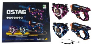 Jeu d'arcade <span class=keywords><strong>de</strong></span> tir infrarouge - Jeu <span class=keywords><strong>de</strong></span> tir sur cible, cibles mobiles pour pistolets laser, ensemble <span class=keywords><strong>de</strong></span> jouets - Product Image 5