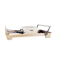 Reformer de Pilates de Madera Ajustable, Portátil y Duradero, Ecológico, Equipo de Fitness/Yoga para Estudio, Beneficios para la Salud, Personalizable