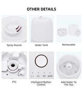 Aeccn ABS + PP Chất liệu hàng đầu làm đầy tiếng ồn thấp 4L siêu âm không khí hương liệu diffusers độ ẩm - Product Image 3