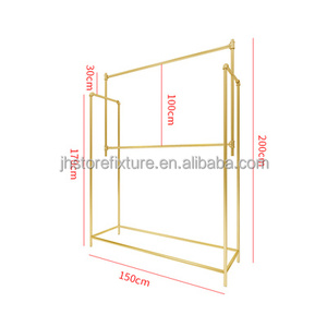 Espositori Metallici a Doppio Lato, Supporto Appendiabiti per Negozi di <span class=keywords><strong>Abbigliamento</strong></span> Maschile - Product Image 6