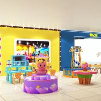 Jeu de société de l'escouade de poulet pour enfants d'intérieur Blocs de construction Table de jouets pour parcs d'attractions Écoles Centres commerciaux Jouets éducatifs en bois