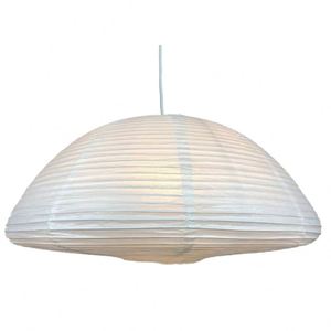 Lanterne suspendue japonaise unique en papier de riz, abat-jour rond pour lustre, couvercle de lampe de salon, lanternes en papier blanc - Product Image 1