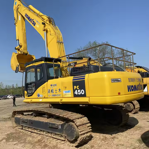 Machine de construction populaire de 45 tonnes, machine japonaise fiable d'occasion, haute qualité, Komatsu Pc450-7 d'occasion, moteur, boîte de vitesses, pompe, PLC - Product Image 4