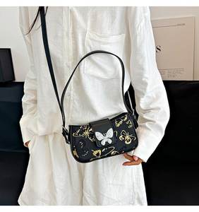 Nueva ropa interior de verano de moda dulce Popular patrón de mariposa hombro pequeño bolso cuadrado para damas niñas - Product Image 6