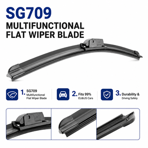 Spazzola Tergicristallo Multifunzione Senza Telaio di Alta Qualità per Auto Hyundai, Ford, Audi, Peugeot, Mazda e VW - Product Image 3