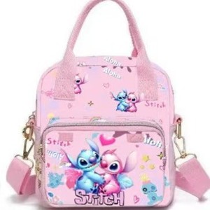 Sac à bandoulière pour enfants de style japonais, <span class=keywords><strong>KITTY</strong></span>, My Melody, Kuromi, Cinnamoroll, design imprimé en PU, grande capacité, style sac fourre-tout - Product Image 4