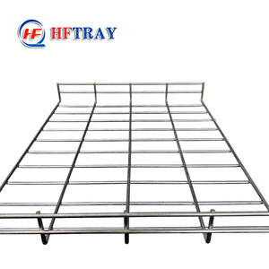 Bandeja de Cables de Malla Metálica Industrial Personalizada de 400x100 mm, Pre-Galvanizada, Perforada, para Exteriores, con Soporte de Malla de Alambre de Alta Resistencia - Product Image 6