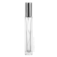 Flacons de parfum vides transparents carrés de 10 ml et 15 ml en stock – Bouteilles d'échantillons de Cologne en verre vides à vendre
