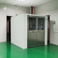 Tunnel de douche d'air automatique pour la décontamination du personnel des salles blanches