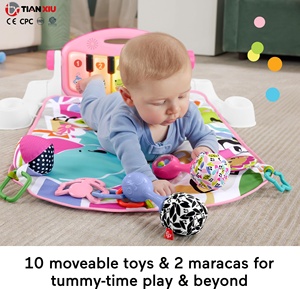 Tapis d'éveil musical éducatif pour nouveau-nés et nourrissons, directement de l'usine, avec piano, tapis rembourré pour le temps sur le ventre, <span class=keywords><strong>jouet</strong></span> pour tout-petits - Product Image 3