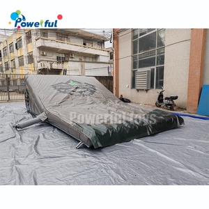 Ngoài trời Inflatable hạ cánh túi khí với đoạn đường nối xe đạp nhảy Stunt túi khí cho fmx MTB BMX - Product Image 2