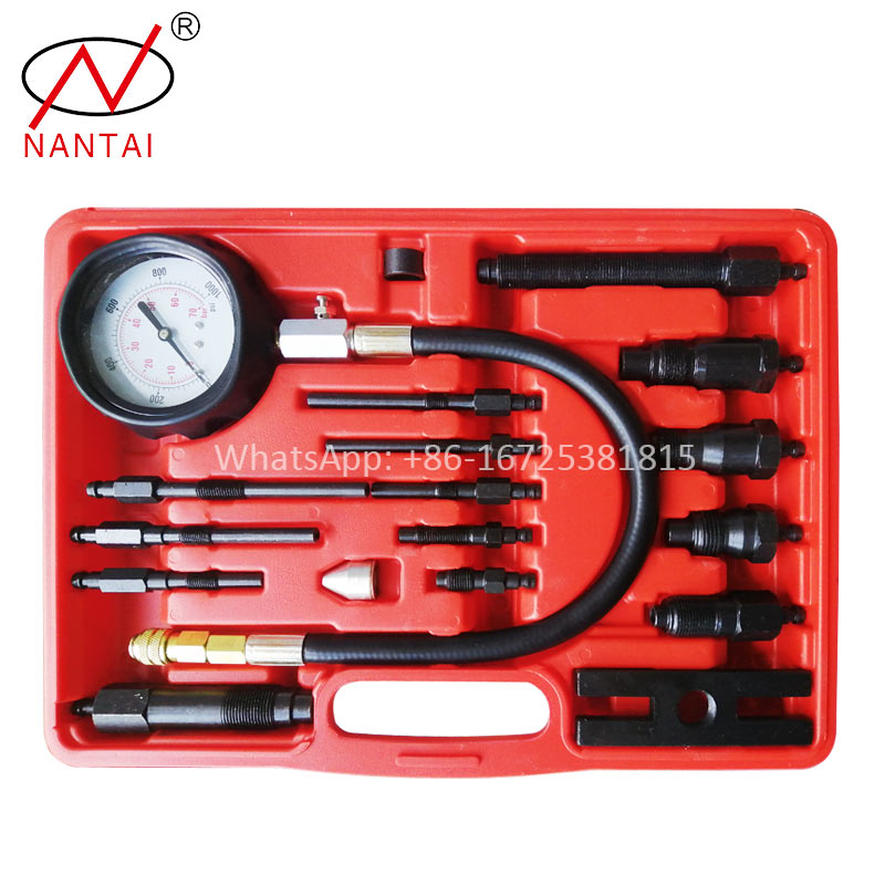 Манометр для дизельного автомобиля NANTAI NO.1089, измеритель давления цилиндра для дизельного грузовика 0-1000psi 0-70 бар