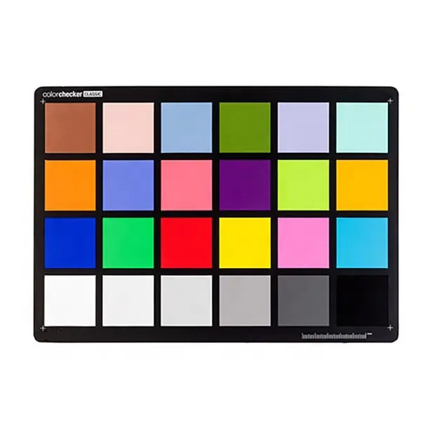 Ye0188-x-verificador colorido rite 24 gráfico de cores reflexivo/transparente tipo de apresentação da cor gráfico