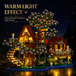 Ensemble <span class=keywords><strong>de</strong></span> blocs <span class=keywords><strong>de</strong></span> construction 3 en 1, thème Maison dans les Arbres et Chalet Fantaisie, style Cabane <span class=keywords><strong>de</strong></span> Sorcier, pour jouets <span class=keywords><strong>de</strong></span> collection et d'exposition - Product Image 4
