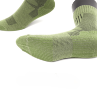 Chaussettes antidérapantes en laine mérinos personnalisées, chaudes, confortables, adaptées au sport, chaussettes en laine respirantes