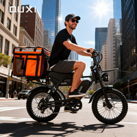 Vélo Électrique Adulte V8 Ultra Max-T 48V 250W 20 Pouces 30AH OUXI VTT Électrique Tout Suspendu Entrepôt UE