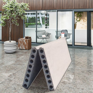 Panneaux muraux intérieurs préfabriqués légers ignifuges de classe A pour hôtels modernes |   <span class=keywords><strong>Panneau</strong></span> à âme creuse insonorisant facile à installer - Product Image 1