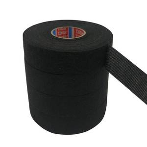 เทปผ้าเทปสายไฟรถยนต์ผ้าสักหลาดโพลีเอสเตอร์สีดํา <span class=keywords><strong>51618</strong></span> เทป PET สายไฟความร้อนสูง - Product Image 4