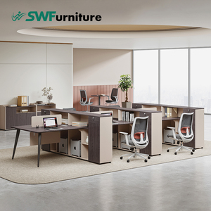 Contemporary Office Furnishings: Sleek Secretary's <b>Desk</b>, Perfect for Managers and Executives Aspiring to an Work Environment - Product Image 5