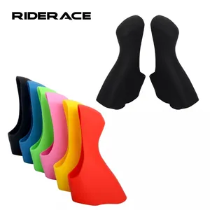 RIDERACE, велосипедный рычаг переключения передач, крышка кронштейна для дорожного велосипеда, рычаг переключения тормозов, эластичный силиконовый для Shimano R5800 R6800